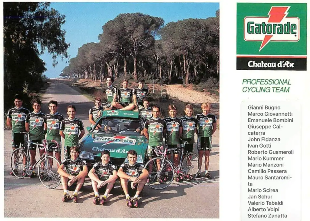 1991 Gatorade-Chateau d'Ax team photo