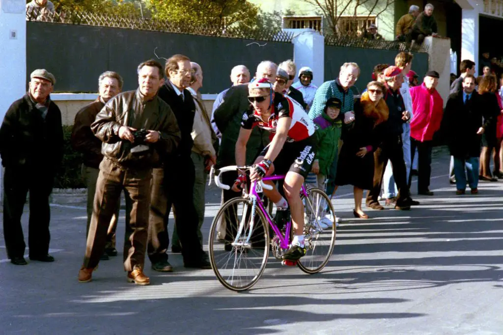 March 3, 1990 - Photo of Mauro Santaromita during the 1990 Trofeo Laigueglia